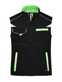 Workwear Softshell Weste gefüttert Color